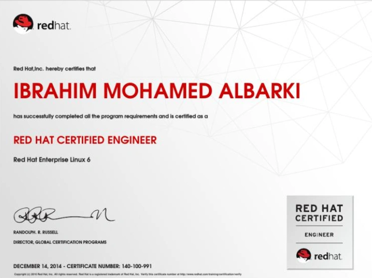 Red Hat Certified Engineer (RHCE)