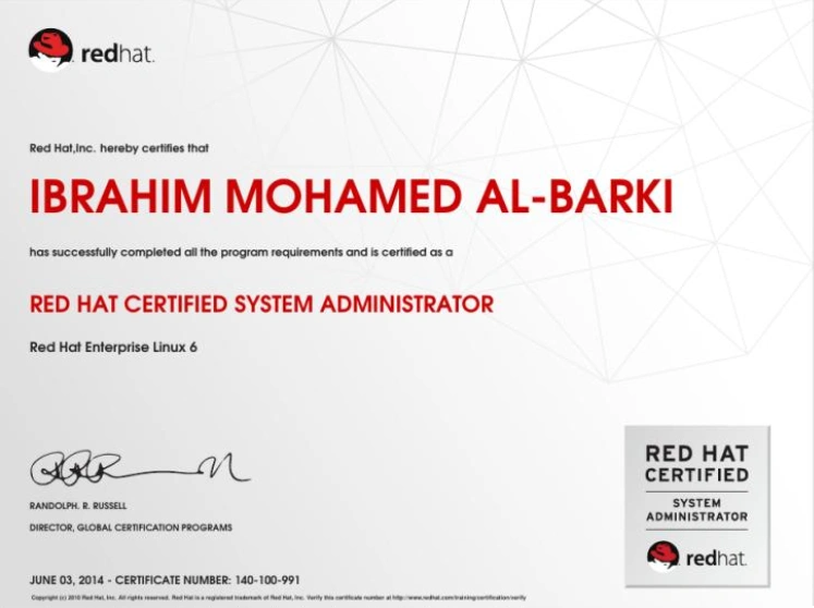 Red Hat Certified system administrator (RHCSA)