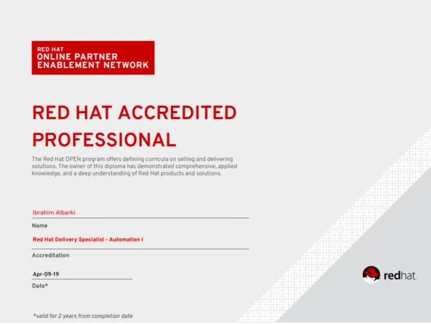 Red Hat Delivery Specialist - Automation!